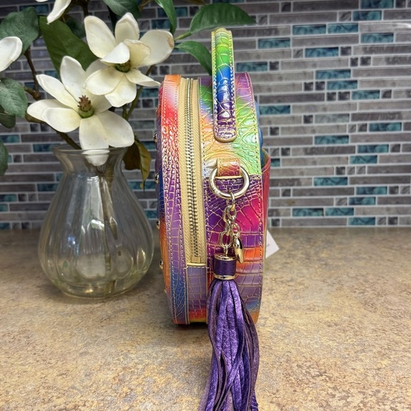 NWT Brahmin Lane Multi Gumdrop purse - Picture 4 of 7